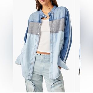 Free People Denim Shirt.